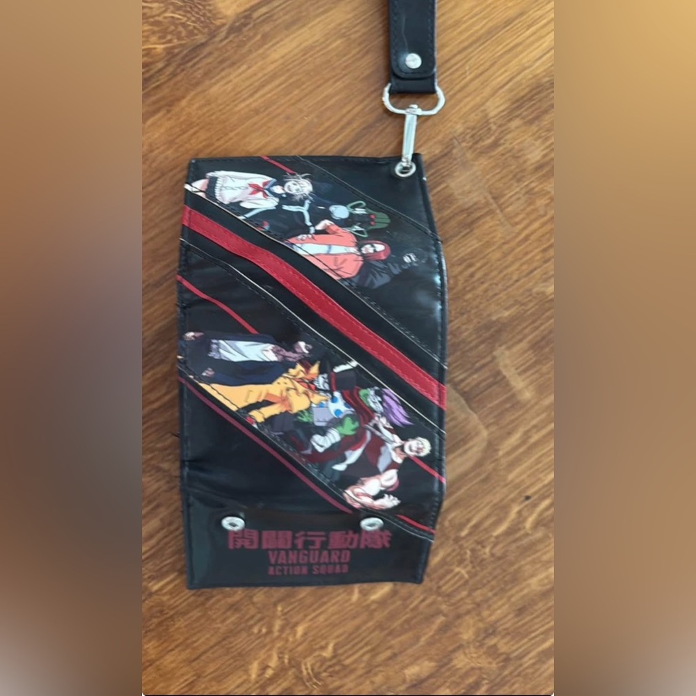 My Hero Academia Vanguard Action Squad Trifold Wallet with Strap - Picture 3 of 4